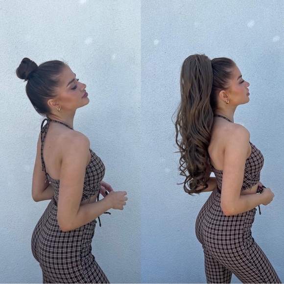 INSERT NAME HERE | Maddy Draw-String Ponytail - Picture 8 of 14